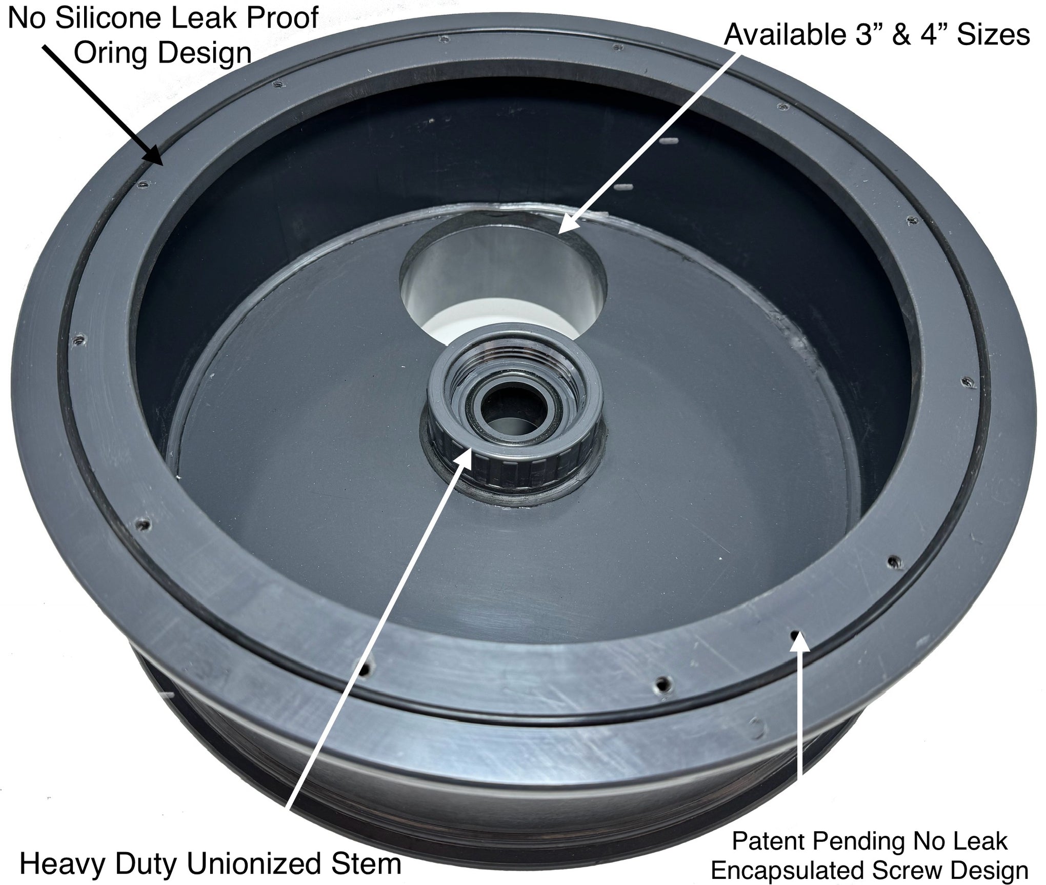 Kick-Ass® Basin Bottom Drain (Aerated & Non-Aerated)