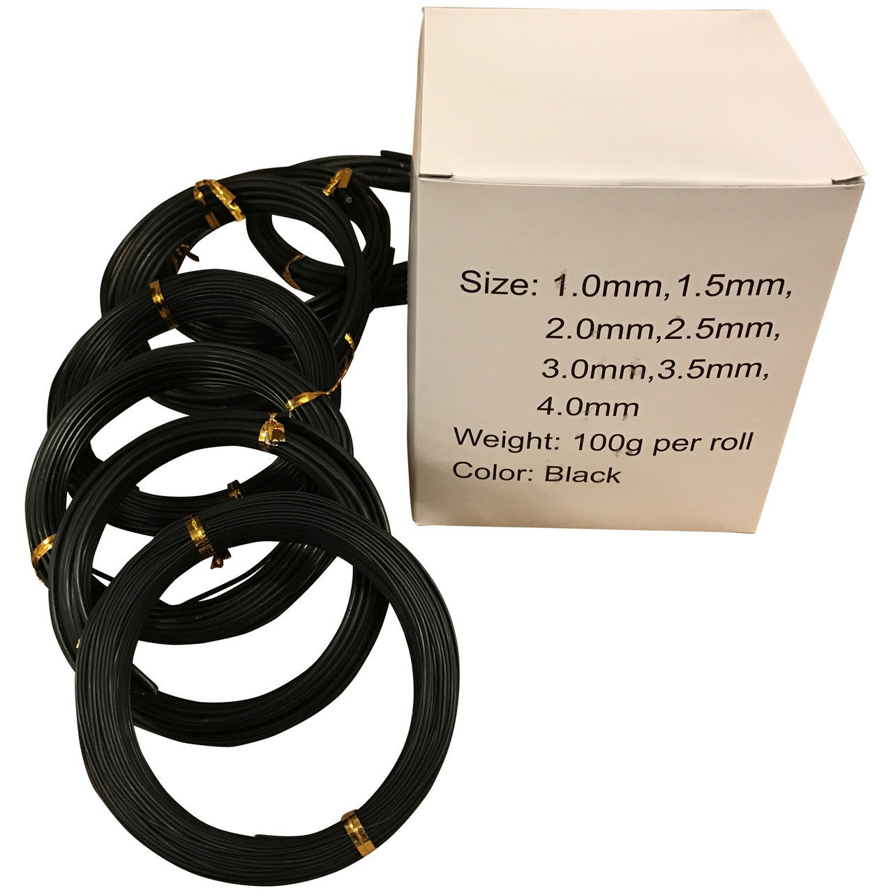 7-Piece Aluminum Bonsai Tree Wire - Seven Size Pack