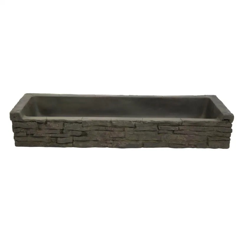 AQUASCAPE FRONT-SPILL STRAIGHT STACKED SLATE TOPPER 78281