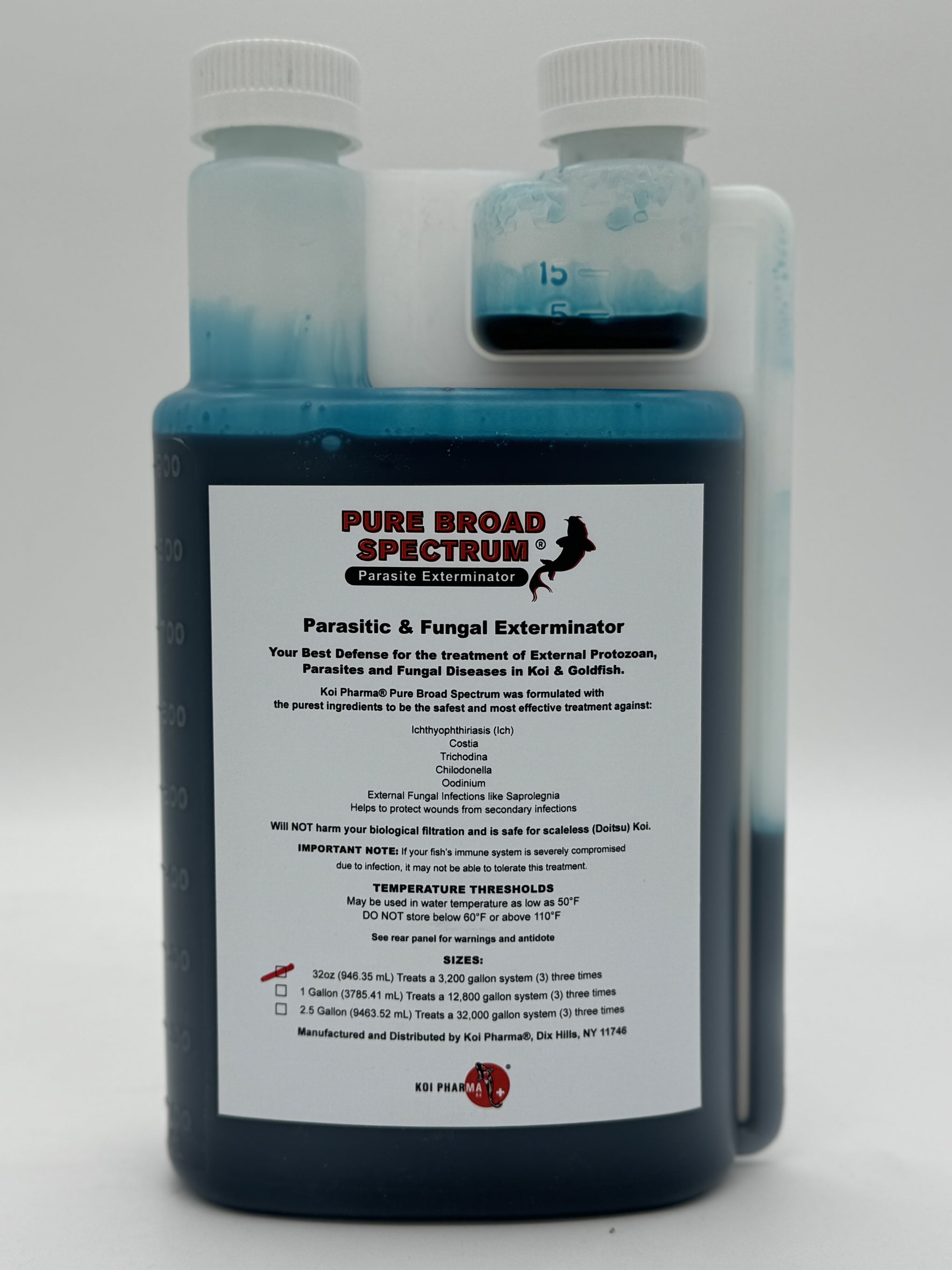 Koi Pharma® Pure Broad Spectrum Parasitic and Fungal Exterminator