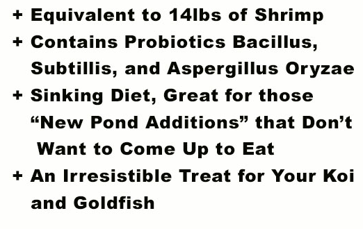 Blackwater's Ebi Koi Diet Treats