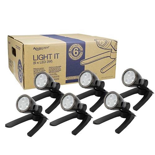 Aquascape 3W LED Spotlight Contractor Pack (6 Lights)