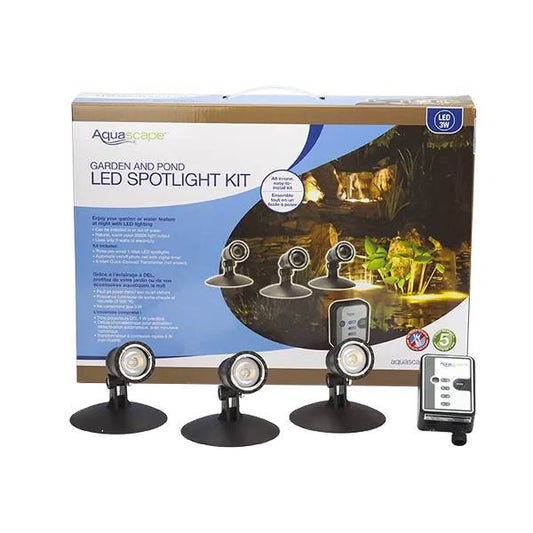 Aquascape LED Pond & Landscape 3-Light Spotlight Kit