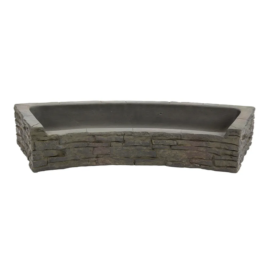 Aquascape Front-Spill Curved Stacked Slate Topper